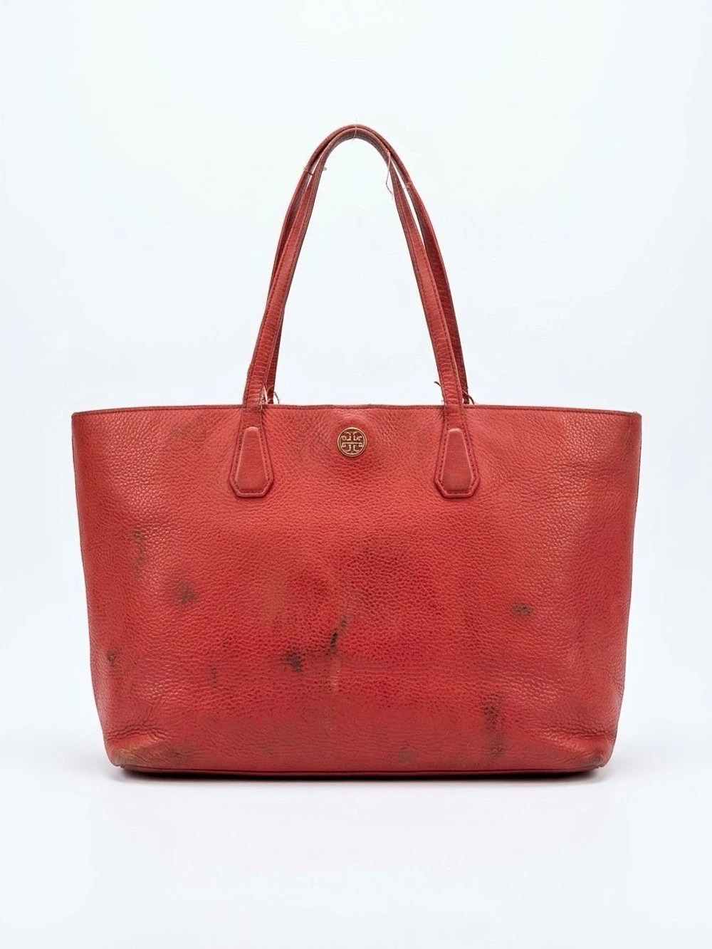 Tory Burch Red Tote Bag